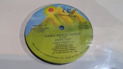 Jimmy Cliff Dance Reggae Dance Vinilo Maxi Usa 1989 0