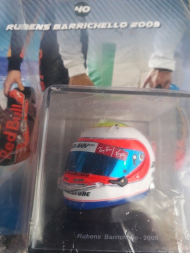 Coleccion Cascos F1. Rubens Barrichello 2009. Nuevo 0