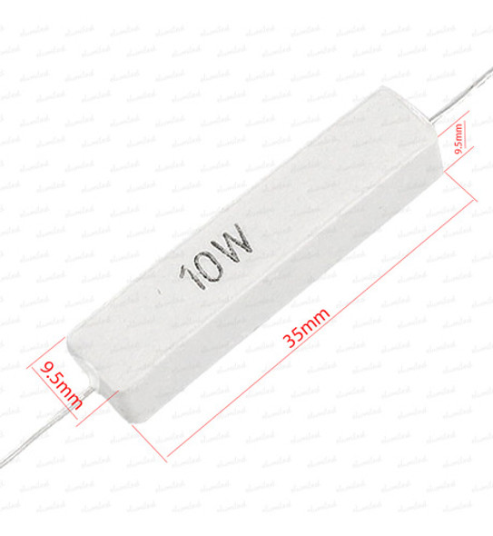 Resistencia Ceramica Cementada 10w 150 Ohm 150r 150e X1 1