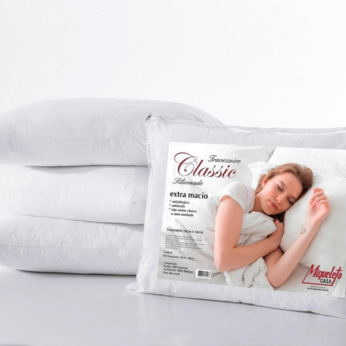 Travesseiro Anti-alérgico 0,70x0,50cm Extra Macio Promoção 0