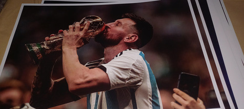 Posters De Lionel Messi  Argentina Campeones Del Mundo 0