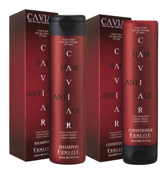 Shampoo Y Acondicionador Cabellos Teñidos  Fidelite X 260ml 0