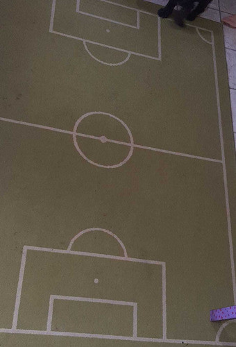 Alfombra Cancha De Fútbol Usada 1