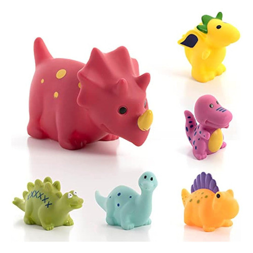 Xy-wq Juguetes De Baño Para Bebés Sin Moho Dinosaurio - Jugu 0