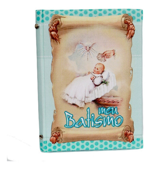 Álbum Fotográfico 15x21 24 Fotos Batismo Menino 0 Álbum Fotográfico 15x21 24 Fotos Batismo Menino 0