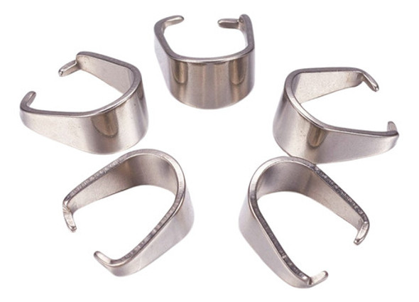 Drop Para Dijes Acero Inoxidable 13 X 7 Mm X 20 Unidades 0