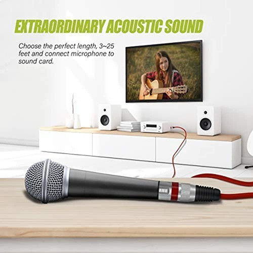 Cable De Micrófono Gearit Xlr A Xlr (3 Pies, Paquete De 10) 1