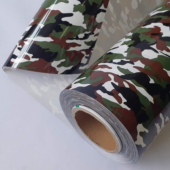 2m X 46cm Foil Textil Art Transfer Camuflado Rolo Camisetas 1 2m X 46cm Foil Textil Art Transfer Camuflado Rolo Camisetas 1