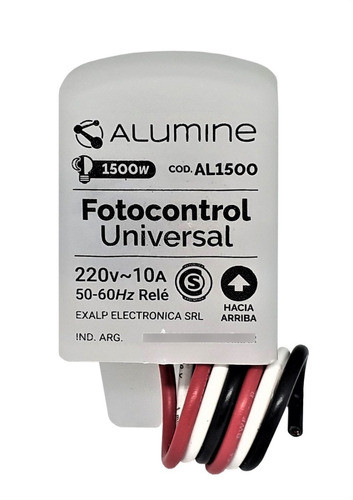 Fotocelula Fotocontrol X 10 Alumine Universal 1500w 3 Cables 0