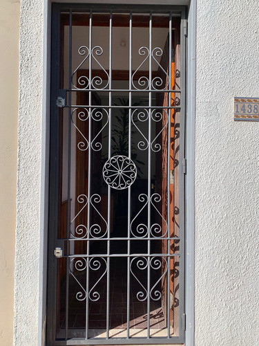 Puerta Reja Decorada. 1