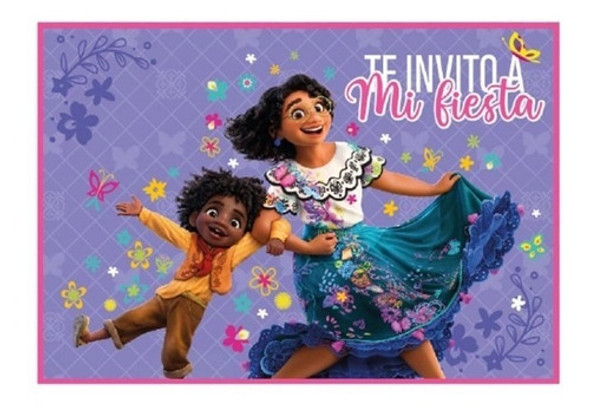 Invitaciones Encanto X 10 U Cumpleaño Tarjetas Cotillon 0