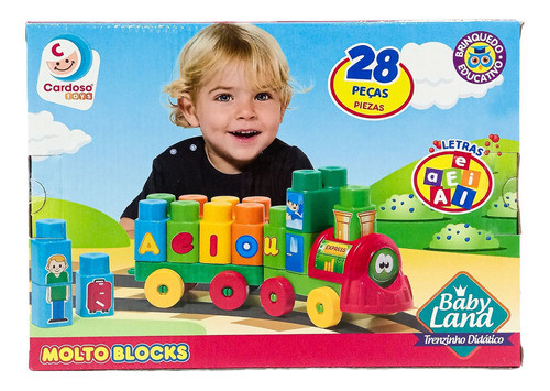 Trencito Molto Blocks 28 Piezas 0