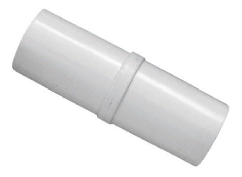 Unión Conector Para Caño 32mm Pvc Gris 1