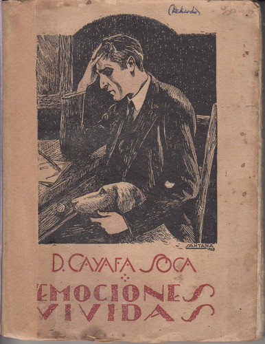 Uruguay 1925 Domingo Cayafa Soca Emociones Vividas Dedicado 0