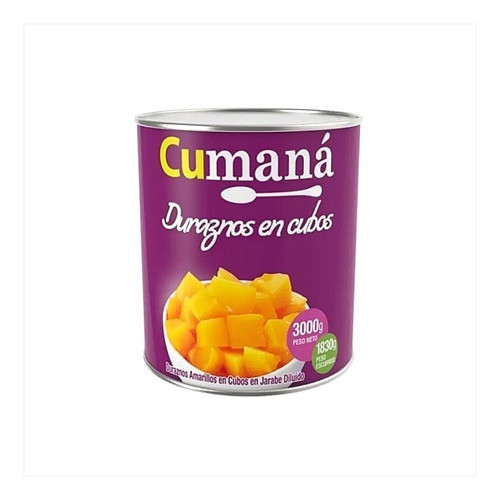 Duraznos En Cubos Cumaná 3000g X 1 Unidad - 0