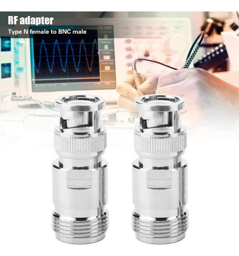 Adaptador Coaxial Rf Tipo N Hembra A Bnc Macho Rf Conector C 1