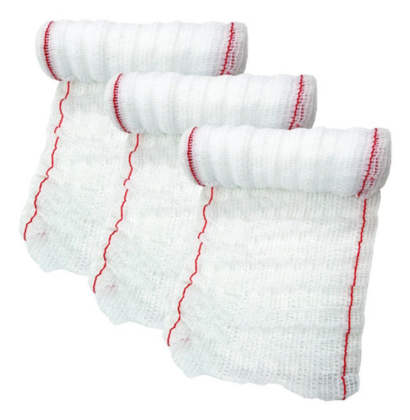 Faixa Atadura Bandagem P/ Curativo 20cm X 1,80mts - 60 Rolos 0