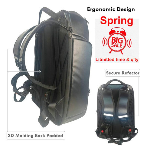 ~? Sguesikr 12w Mochila Solar, Carga Inteligente Impermeable 1