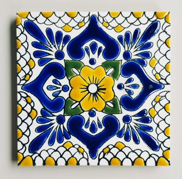 Cerámica, Tacos, Tocetos, Mayolicas, Azulejos, 10x10cm, T20 1