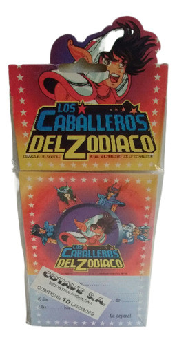 Invitación Cumpleaños- Caballeros Del Zodiaco X 20 U. Dec.90 1