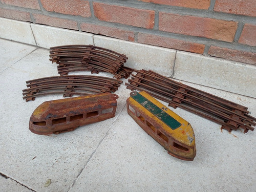 Tren Aerodinamico De Hojalata Marca Matarazzo,doble Proa 0