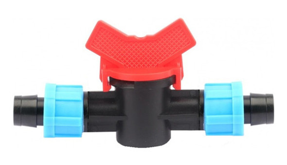 Conector Riego Válvula Cinta De Goteo Doble 16mm Pack X10u 0