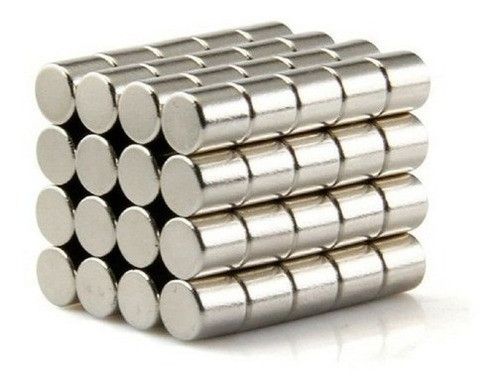 100 Imanes De Neodimio 5x5 Mm Super Potentes 0