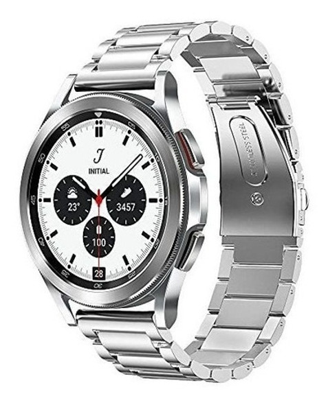 Malla De Metal Inoxidable Samsung Watch 4 40mm 44mm Plateado 0 Malla De Metal Inoxidable Samsung Watch 4 40mm 44mm Plateado 0