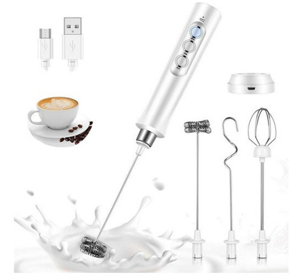 Batidor Recargable En Acero Inoxidable 0