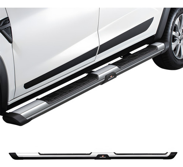 Estribos Keko My Road Ford Ranger Dc 2012-2022 Cromado 1 Estribos Keko My Road Ford Ranger Dc 2012-2022 Cromado 1