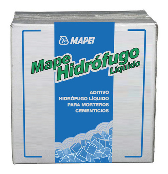 Mape Hidrofugo  Liquido Para Morteros Cementicios Caja 4x5kg 0
