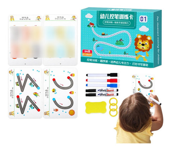Juguete Libro Mágico Reutilizable Educativo Para Niños 0