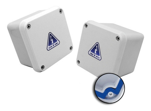 Caja De Paso Estanca Plastica Pvc Exterior 90x90x75mm X Unid 0