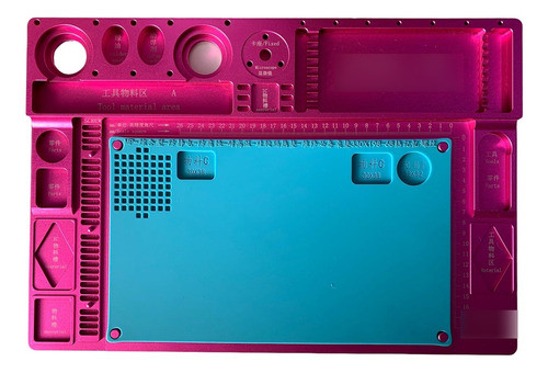 Base De Microscópio Alumínio Com Manta Silicone Antiestática 0