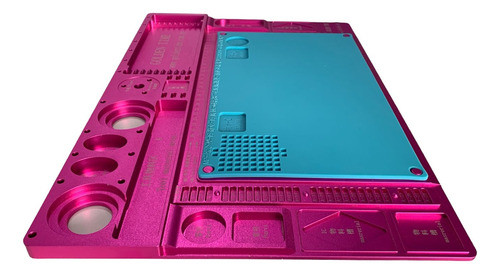 Base De Microscópio Alumínio Com Manta Silicone Antiestática 1