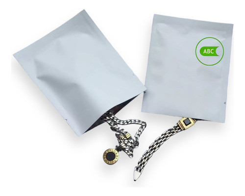 Bolsas Pouch Con Cierre Zipper Blanco Mate 8 X 10 Cm X 25 0