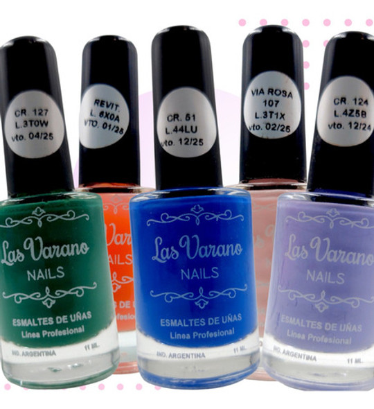 Esmalte De Uñas Las Varano  X6 Unidades Lefemme 0