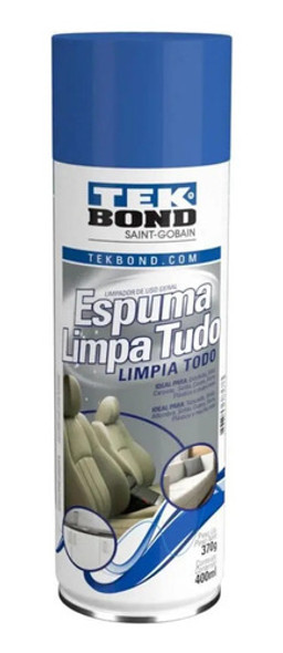 Espuma Limpia Todo Uso General 400ml Tek Bond 0
