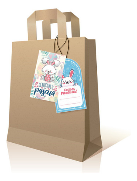 Kit Imprimible Tags Pascuas Emprendedor Etiquetas Vectores 0