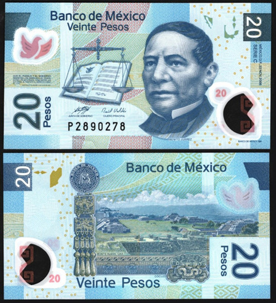 Mexico Billete De 20 Pesos Año 2006 Polímero - Sin Circular 0