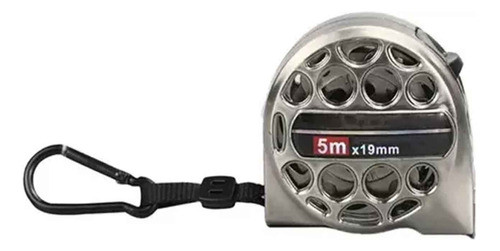 Trena 5m Métrica Retrátil Anticorrosiva De Aço Inoxidável 2x 0