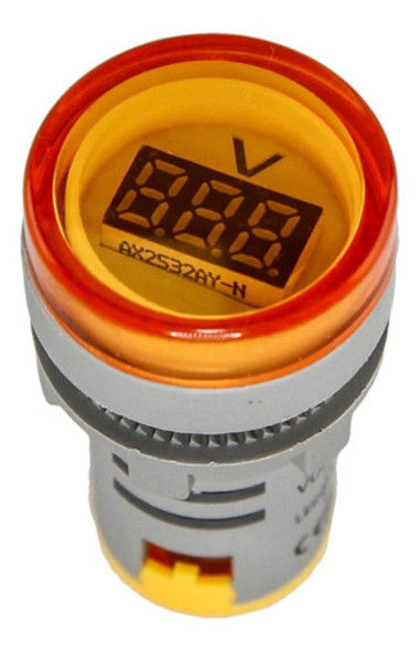 Voltimetro Digital Amarillo 22mm 80~500v 100a Tablero Htec 0 Voltimetro Digital Amarillo 22mm 80~500v 100a Tablero Htec 0