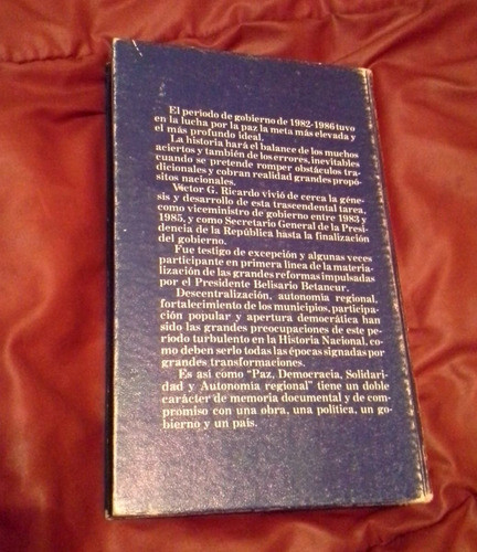 Libro Paz- Democracia - Solidaridad Y Autonomia Regional 1