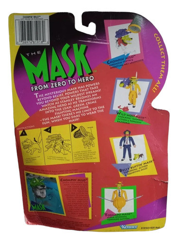 The Mask From Zero To Hero Chompin' Milo Kenner 1994 Nuevo 1