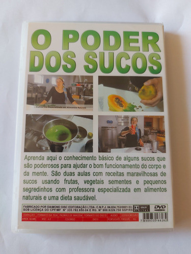 Dvd O Poder Dos Sucos 1