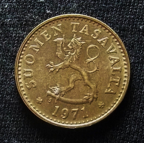 Finlandia 10 Pennia 1971 Sin Circular Km 46 1