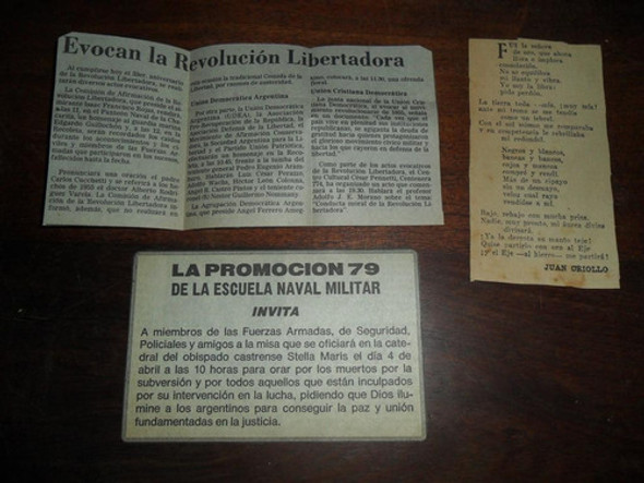 Evocan Revolucion Libertadora Promocion 79 Naval Militar 0