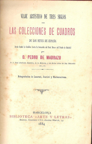 Viaje Artistico - Madrazo - Cortezo Y Cia 1
