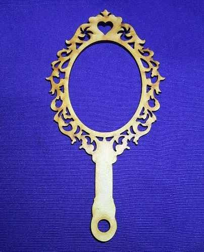 30 Marcos Para Espejo De Mano De Fibrofacil Vintage Mdf 0