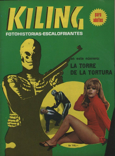 Revista Kiling 128 Fotonovela De Terror Ed Record 1984 0